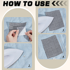 16Pcs 8 Styles Polyester Clothing Patches&nbsp;DIY-FG0010-49