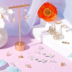 24Pcs 6 Style Brass Clip-on Earring Findings&nbsp;DIY-SC0021-30