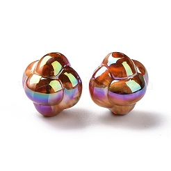 UV Plating Rainbow Iridescent Acrylic Beads&nbsp;PACR-H003-13