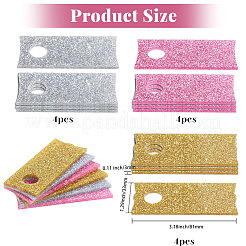 1 Set Glitter Acrylic Wine Glass Charms&nbsp;AJEW-GL0001-95