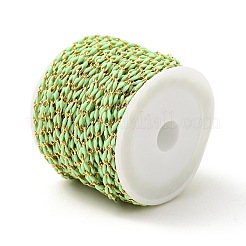 Brass Enamel Curb Chains&nbsp;CHC-C003-13G-04