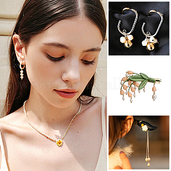 36Pcs 6 Styles Natural Cultured Freshwater Pearl Pendants&nbsp;PALLOY-PH01627