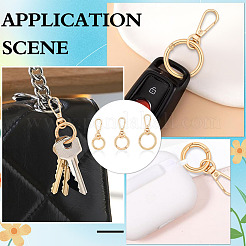 9Pcs 3 Styles Zinc Alloy Swivel Clasps&nbsp;HJEW-ME00042