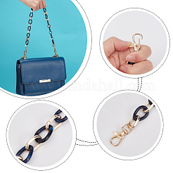 Teardrop Resin Bag Links Straps&nbsp;PURS-WH0001-05A
