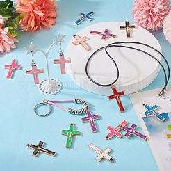 32Pcs 8 Colors CCB Plastic Pendants&nbsp;KY-TA0001-24