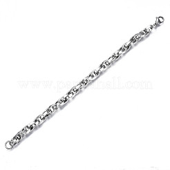 Non-Tarnish 201 Stainless Steel Rope Chain Bracelet&nbsp;BJEW-S057-77