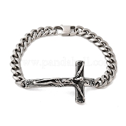 304 Stainless Steel Cuban Link Chains Bracelets&nbsp;BJEW-A092-05P