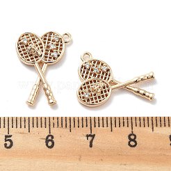 Rack Plating Brass Clear Cubic Zirconia Pendants&nbsp;KK-M102-16G-A