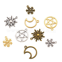 Tibetan Style Alloy Pendants&nbsp;TIBEP-TA0004-02-RS
