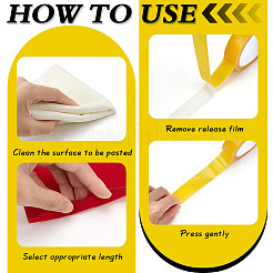 2 Rolls 2 Styles Plastic Double Sided Adhesive Tapes for Fixing Carpet&nbsp;AJEW-ME0001-41
