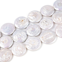Natural Baroque Keshi Pearl Beads Strands&nbsp;PEAR-S018-20B