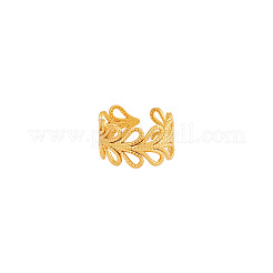 304 Stainless Steel Cuff Open Rings for Women&nbsp;WGDC143-01