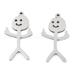 Non-Tarnish 201 Stainless Steel Pendants&nbsp;STAS-N098-134P
