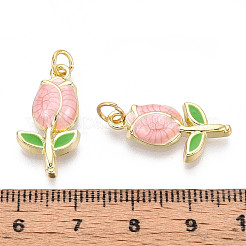 Brass Enamel Pendants&nbsp;KK-N268-85G