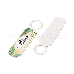 100Pcs Paper Leaf Printed Price Tags&nbsp;CDIS-H007-09