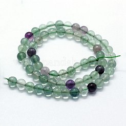 Natural Fluorite Beads Strands&nbsp;G-I199-12-10mm
