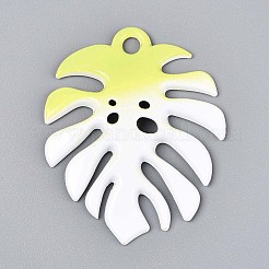Spray Painted Alloy Big Pendants&nbsp;PALLOY-T092-79E