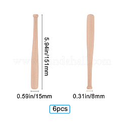 Natural Wood Baseball Bat Home Display Decorations&nbsp;WOOD-WH0101-35