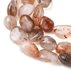 Natural Rutilated Quartz Beads Strands&nbsp;G-P568-C10-01