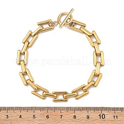304 Stainless Steel Rectangle Link Chains Bracelets for Unisex&nbsp;BJEW-JB13794