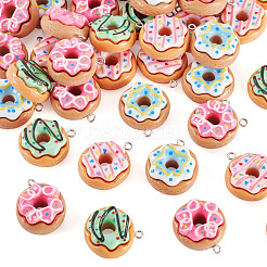 40Pcs Opaque Resin Pendants&nbsp;CRES-TA0001-77