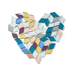 Rhombus Mosaic Tiles Glass Cabochons&nbsp;DIY-P045-12