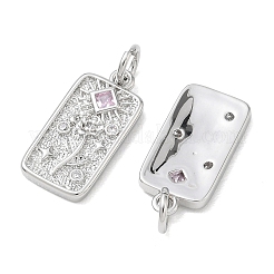 SHEGRACE Valentine's Day Brass Cubic Zirconia Pendants&nbsp;XGRQ3K497-552P