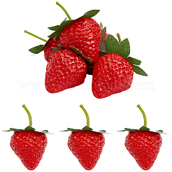 20Pcs Foam Simulated Strawberry Model&nbsp;DJEW-GF0001-97