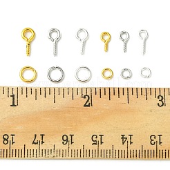 DIY 510Pcs 6 Style Iron Screw Eye Pin Peg Bails&nbsp;DIY-FS0005-34