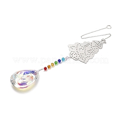 Iron Hollow Hanging Ornaments&nbsp;HJEW-P016-03E-P