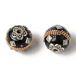 Handmade Indonesia Round Beads&nbsp;IPDL-R443-01