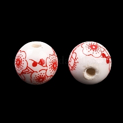 Handmade Printed Porcelain Beads&nbsp;X-PORC-Q202-12mm-1