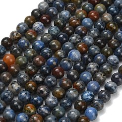 Natural Dumortierite Beads Strands&nbsp;G-F826-A01-6mm
