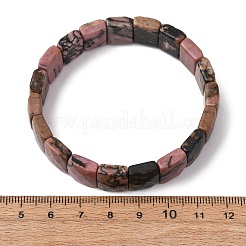 Natural Hypersthene Beaded Stretch Bracelets for Unisex&nbsp;G-K303-02C