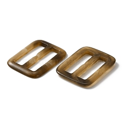 Rectangle Resin Buckle Clasps&nbsp;FIND-WH0129-33A