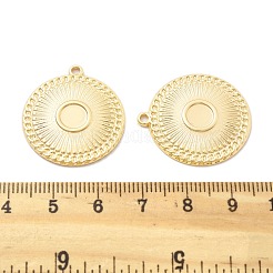 Brass Pendants Cabochon Settings&nbsp;KK-B134-24G