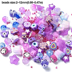 DIY Acrylic & Polymer Clay Stretch Bracelets Making Kits&nbsp;DIY-YW0008-96
