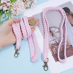 2Pcs Polyester ID Card Cell Phone Lanyard&nbsp;AJEW-CY0002-20B