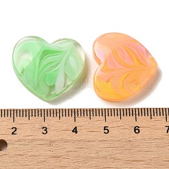 Gradient Color Transparent Resin Decoden Cabochons&nbsp;X-RESI-D008-06A