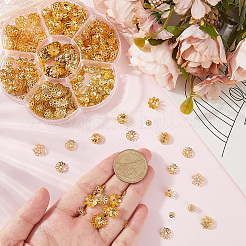 800Pcs 7 Styles Iron Bead Caps&nbsp;IFIN-PA0001-09G