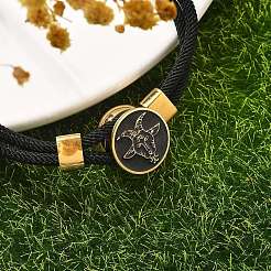 Constellation Nylon Cords Multi-strand Bracelets&nbsp;BJEW-U016-01A-08