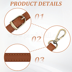 1Pc Imitation Leather Bag Handles&nbsp;FIND-CL0001-62A