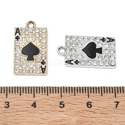 Alloy Rhinestone Pendants&nbsp;RB-CBA9733-01
