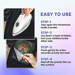 Glass Hotfix Rhinestone&nbsp;DIY-WH0743-002