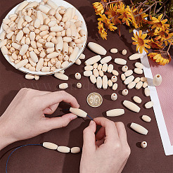405Pcs Wood Beads&nbsp;WOOD-GA0001-89