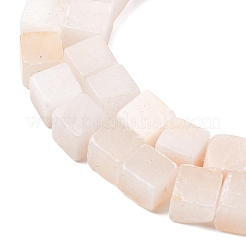 Natural Selenite Beads Strands&nbsp;G-B155-C08-8x8mm