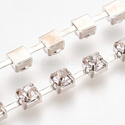 Brass Rhinestone Cup Chain&nbsp;CHC-S6-S01