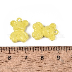Spray Painted Alloy Pendants&nbsp;PALLOY-Q466-03F