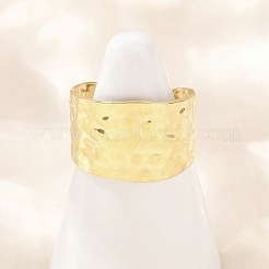 304 Stainless Steel Cuff Rings&nbsp;RJEW-D332-012D-G