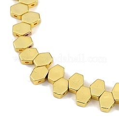 Electroplated Synthetic Non-magnetic Hematite Beads Strands&nbsp;G-G174-J01-01